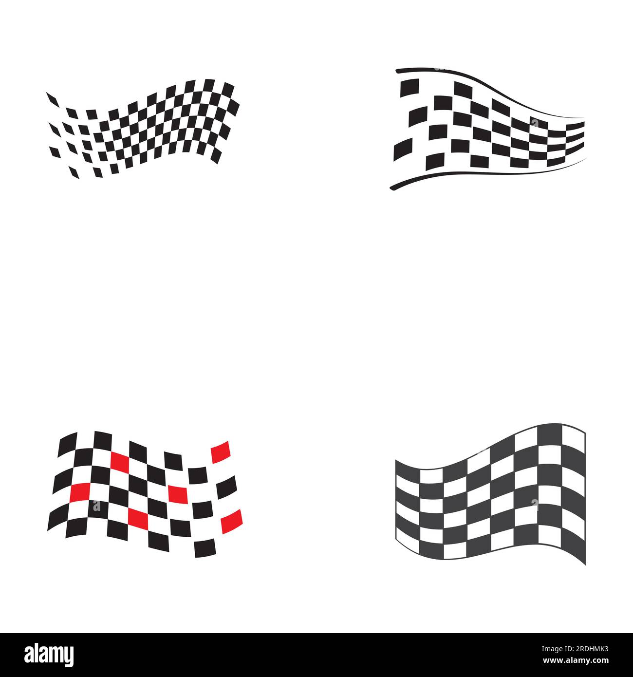 Race flag icon, simple design illustration vector Stock Vector Image ...