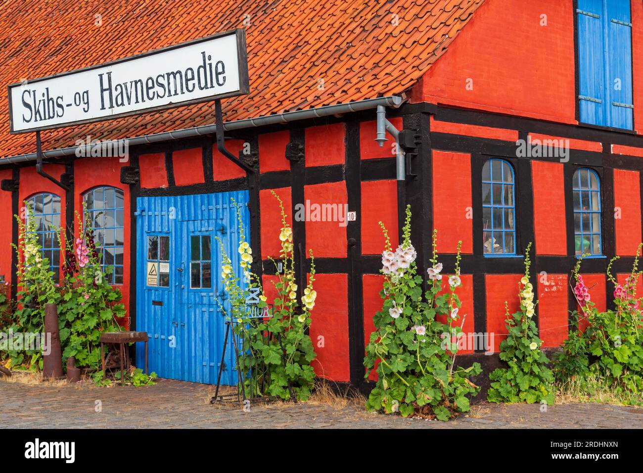 Traditional architecture, Ronne City, Bornholm Island, Denmark, Europe