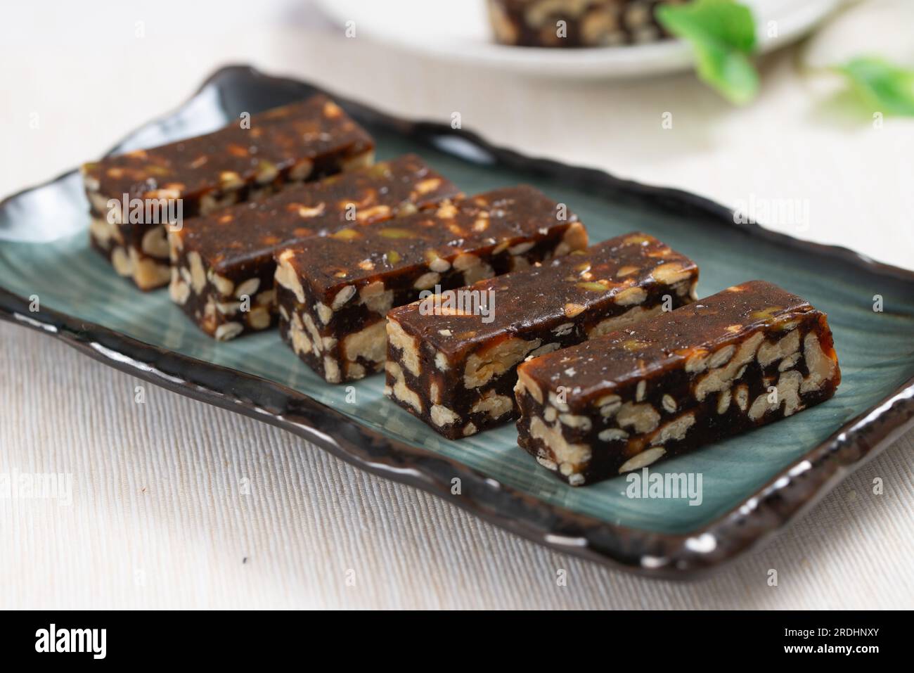 Walnut and dates candy Stock Photo Alamy