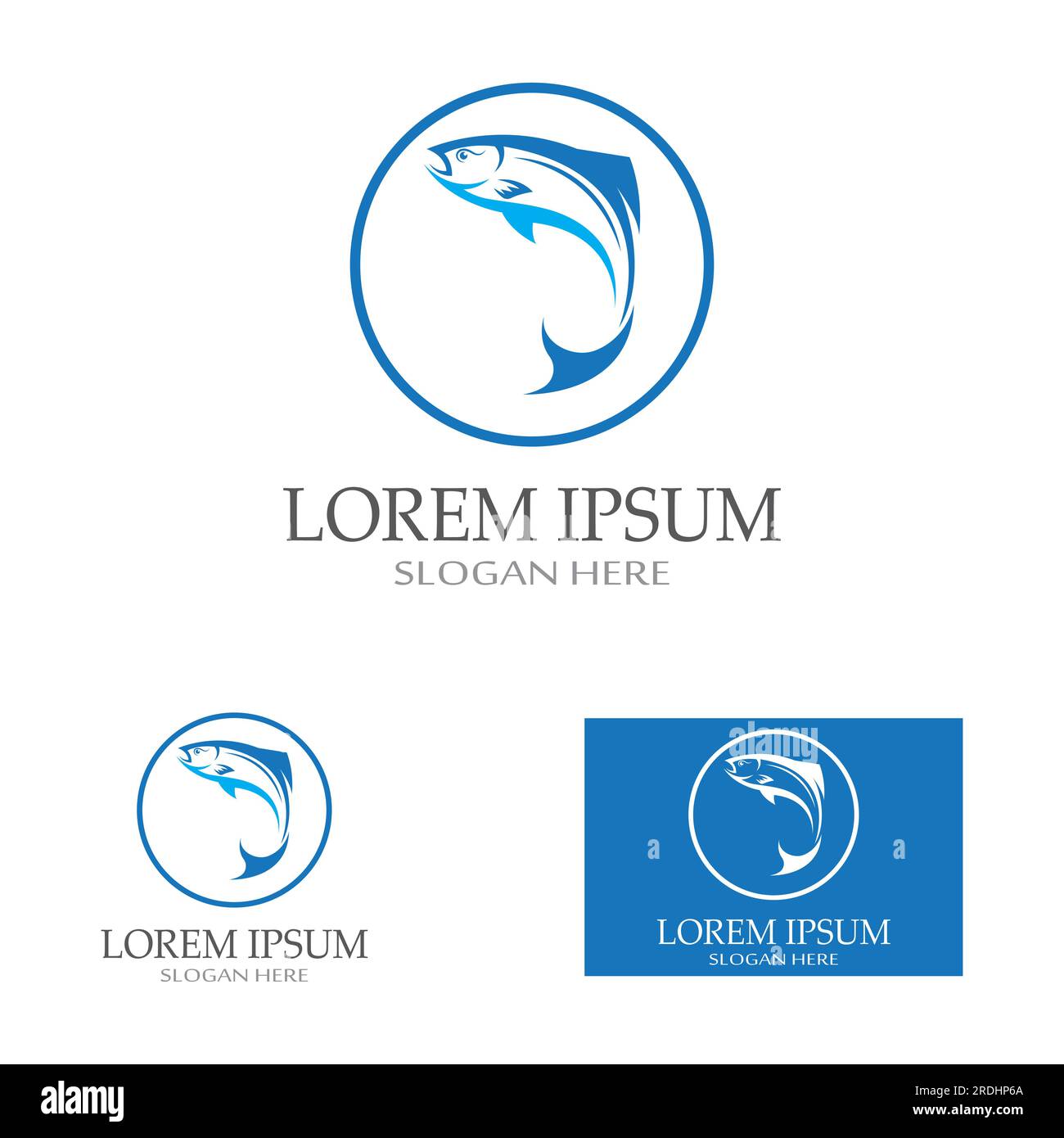 Fish logo, fish oil and seafood restaurant icon. With concept icon