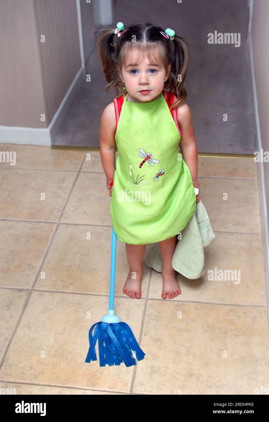 All hands on deck! This little girl is ready and willing to help her ...