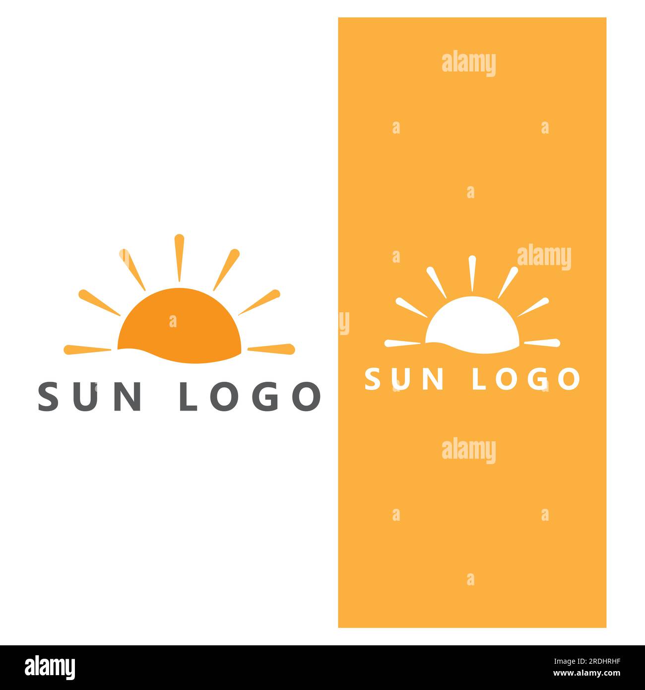 Sun Vector illustration Icon Logo Template design Stock Vector