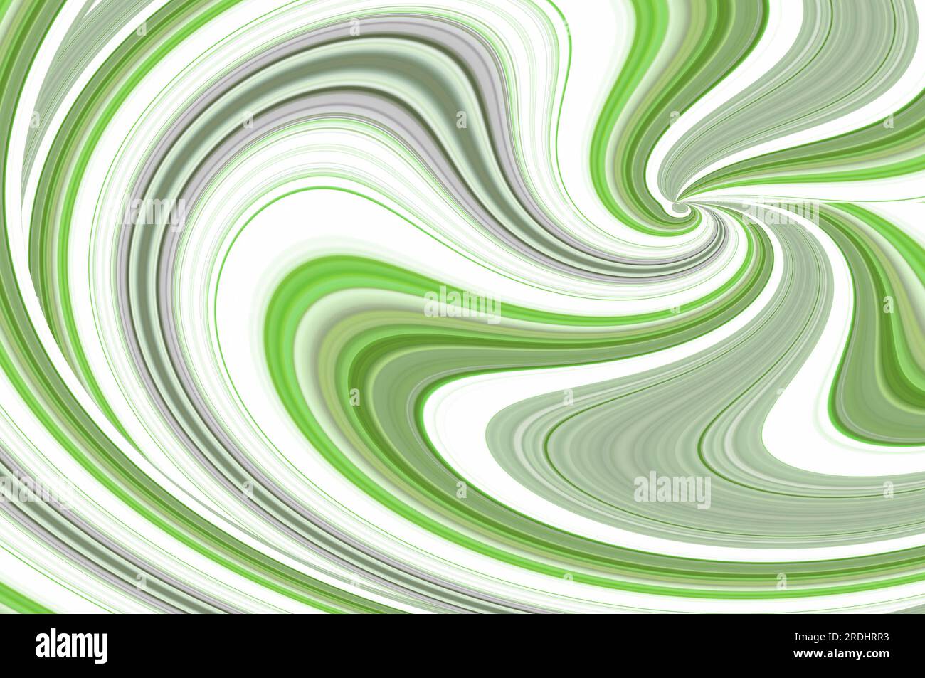 Background light show is bending and twisting to a distant vortex ...
