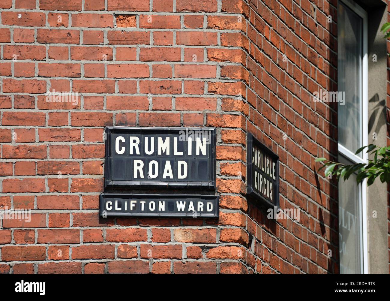 Crumlin Road in Belfast Stock Photo Alamy