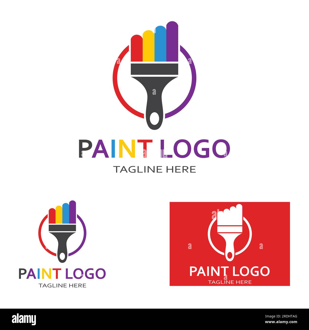 Paint Logo vector icon illustration Stock Vector Image & Art - Alamy