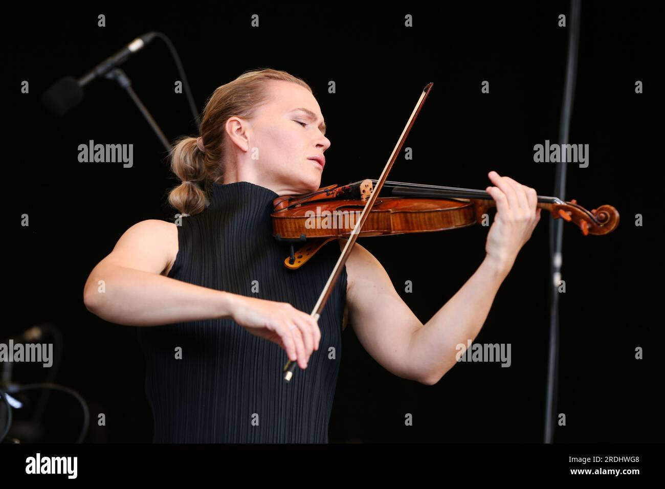20th July, 2023. Jodrell Bank, Cheshire, UK. Max Richter and the BBC