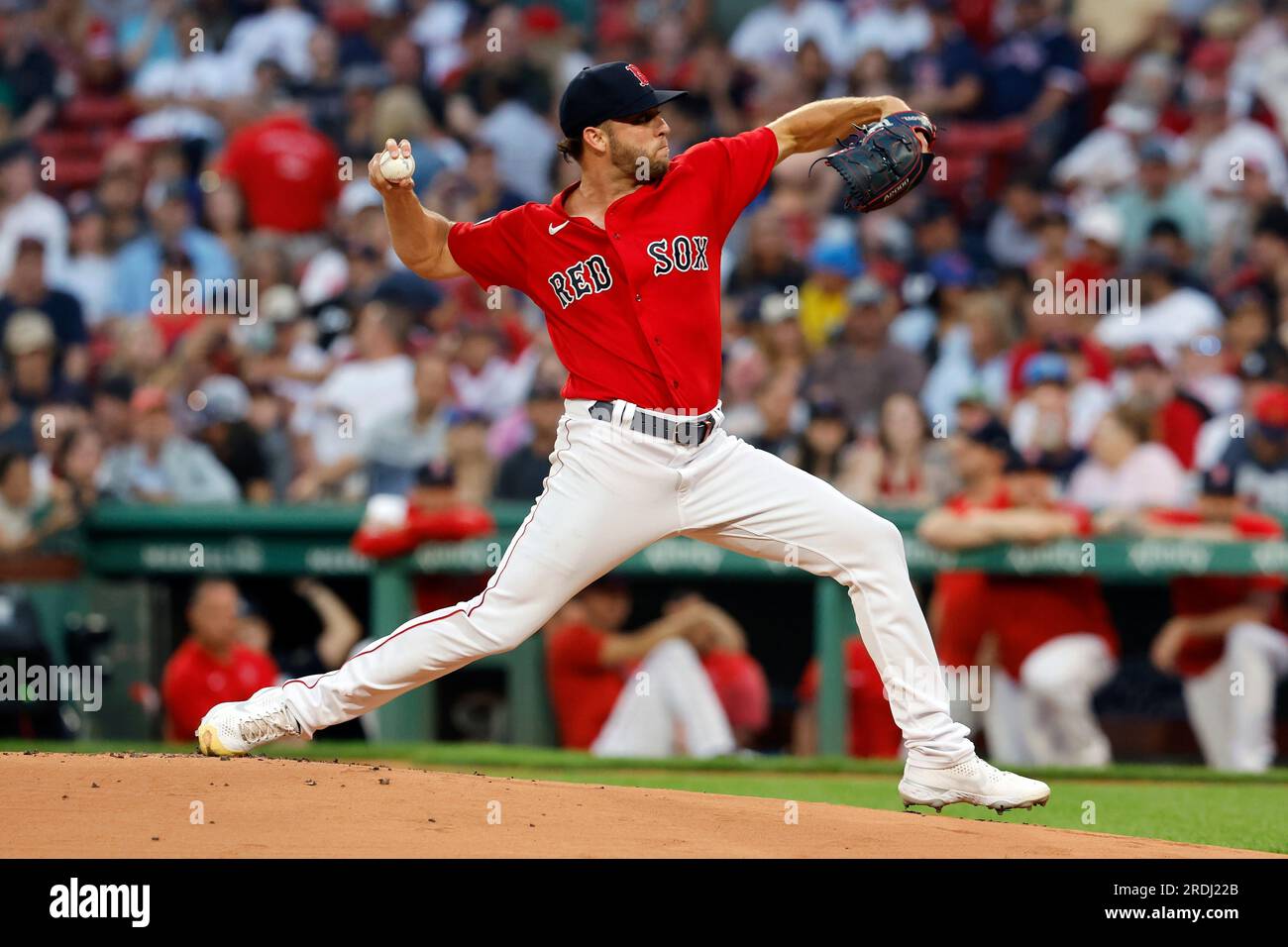 Boston Red Sox's Kutter Crawford pitches against the New York Yankees  during the first inning of a baseball game, Saturday, Aug. 13, 2022, in  Boston. (AP Photo/Michael Dwyer Stock Photo - Alamy