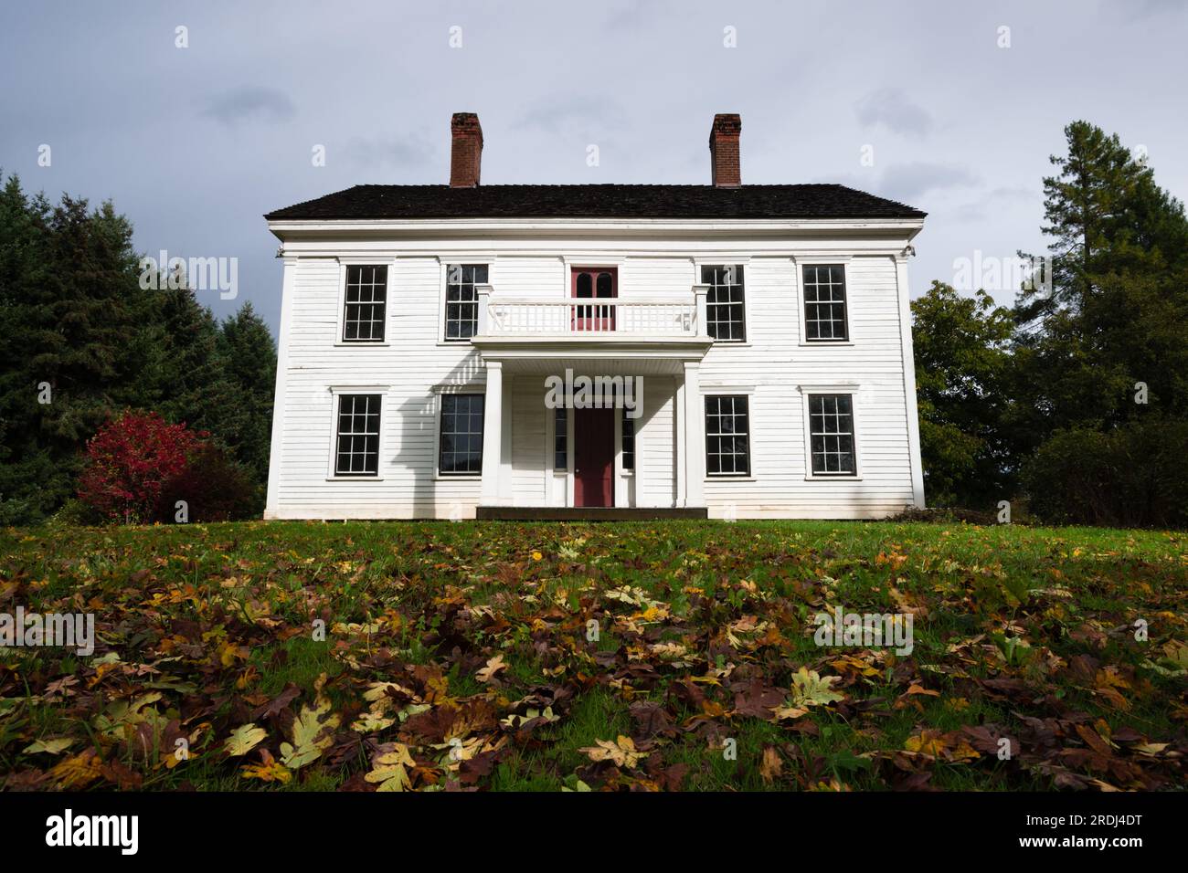 The BybeeHowell House (1856) on Sauvie Island, outside of Portland