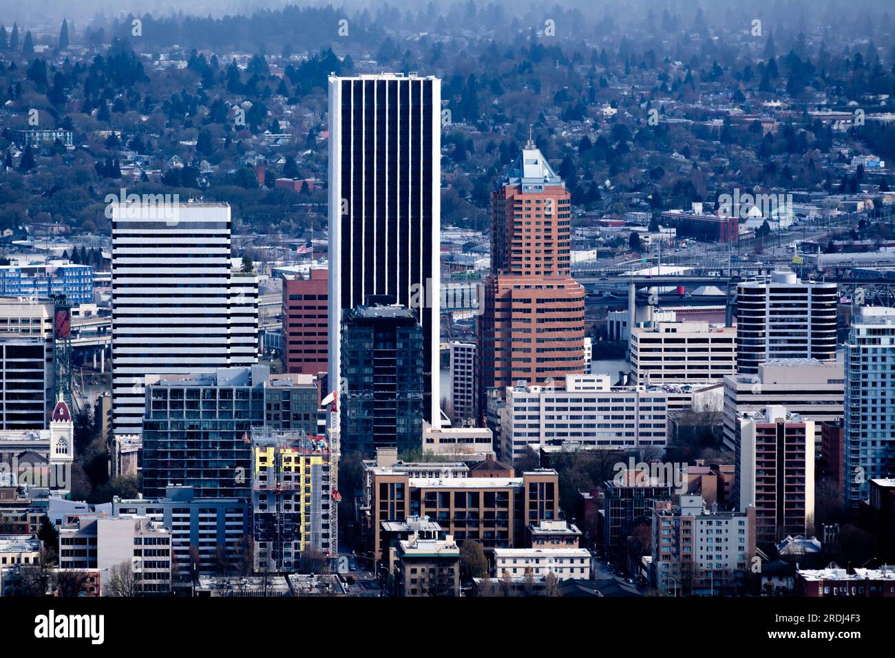 Portland Cityscape 3 Stock Photo Alamy