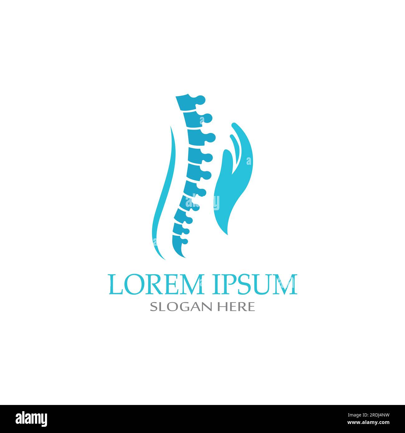 Spine center logo Stock Vector Images - Alamy