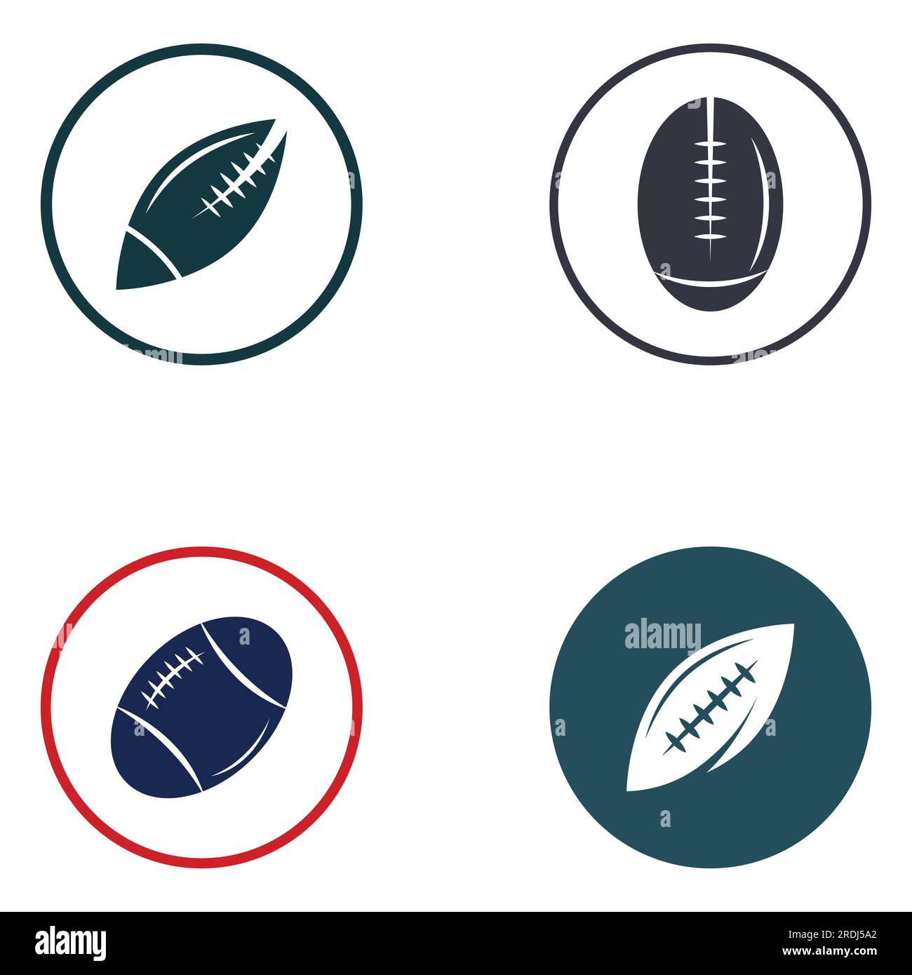 Rugby ball logo. Using vector illustration design concept.Can be used