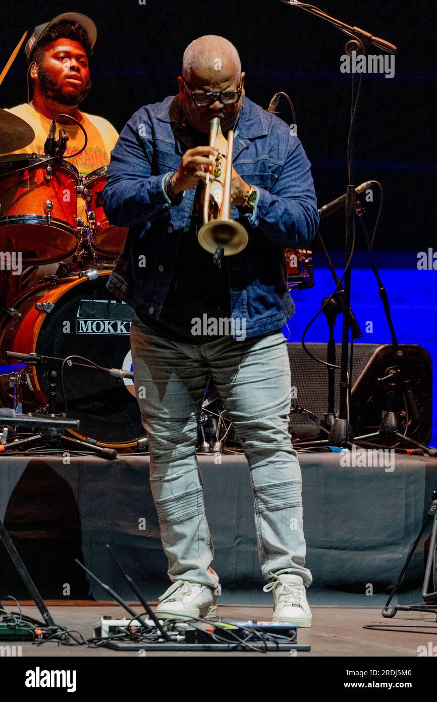 Italy 21 July 2023 Herbie Hancock live at Anfiteatro del Vittoriale in Gardone Riviera © Andrea Ripamonti / Alamy Stock Photo