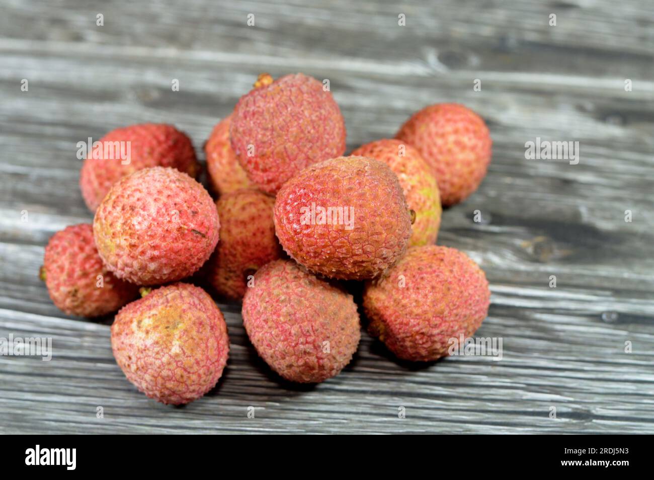 Lychee fruit, Litchi chinensis, a monotypic taxon and the sole member in the genus Litchi in the