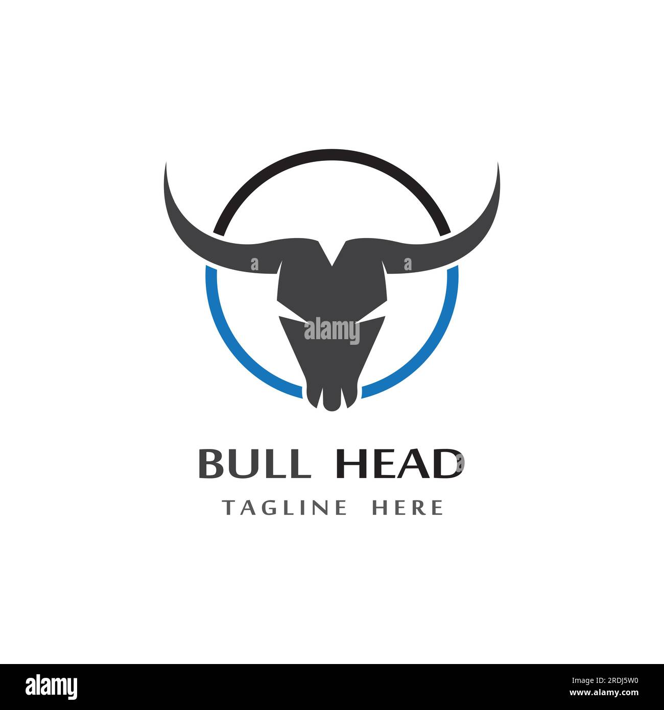 vintage retro bull head horns logo design Stock Vector Image & Art Alamy