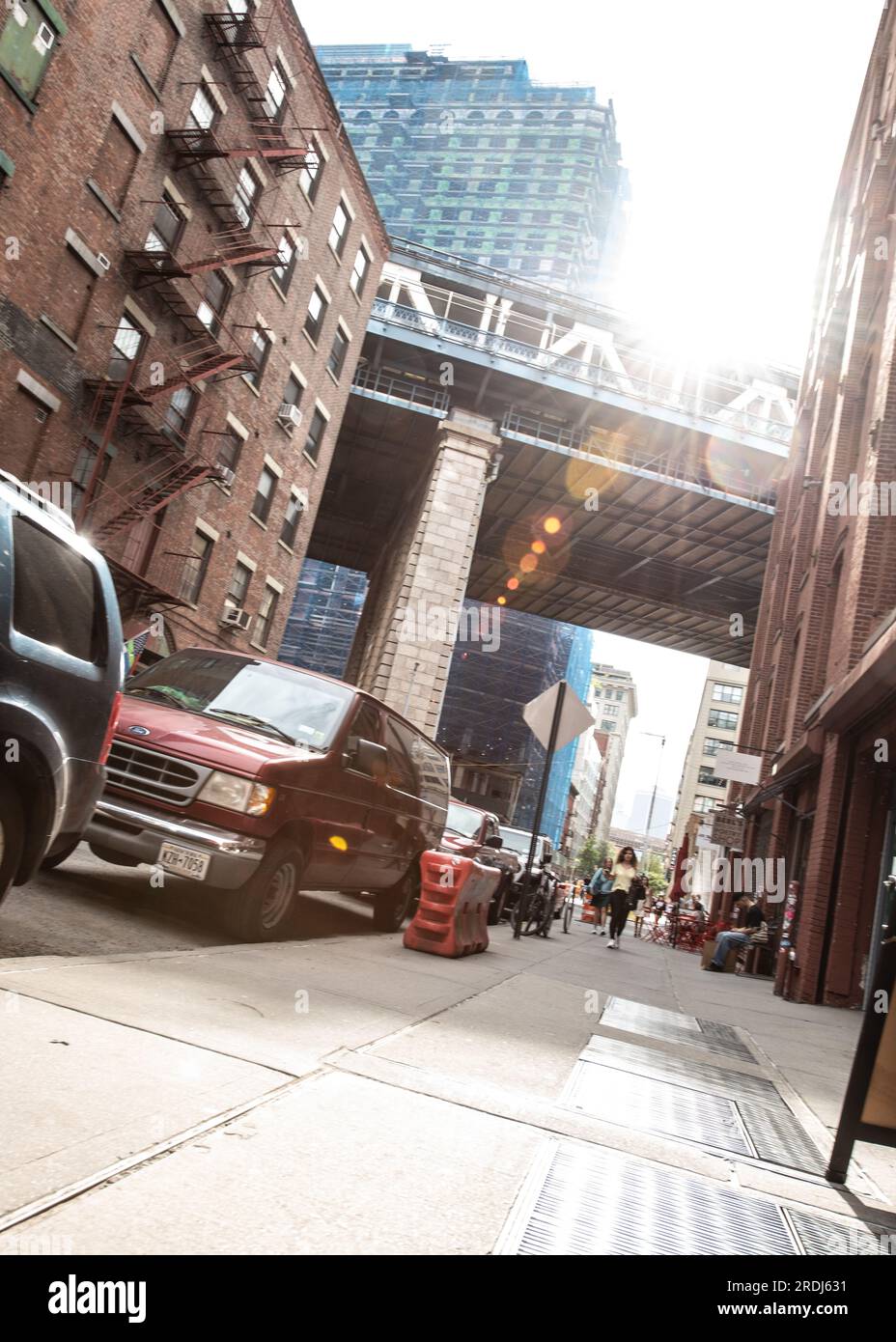cars parked in Dumbo, Brooklyn, New York City Stock Photo - Alamy