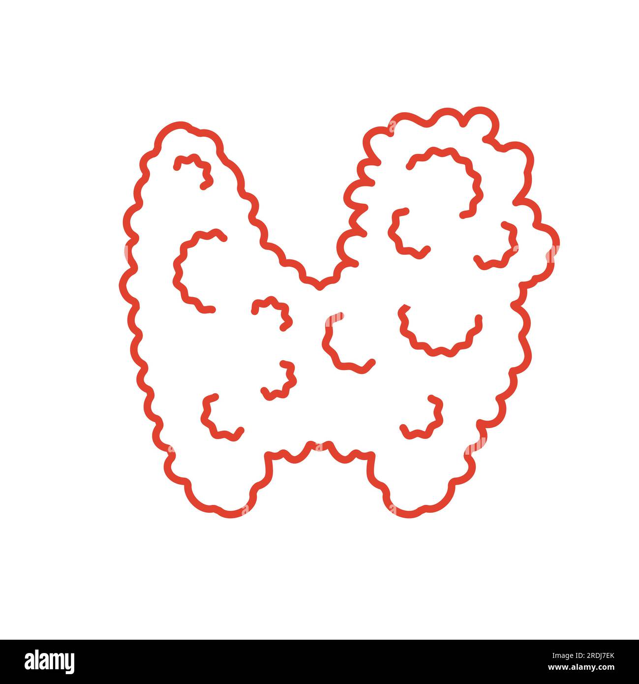 Enlarged thyroid gland illustration stock photo alamy