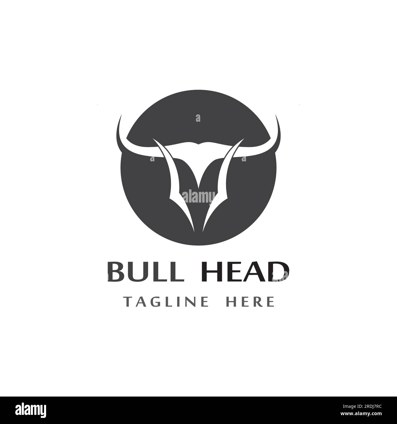 vintage retro bull head horns logo design Stock Vector Image & Art Alamy