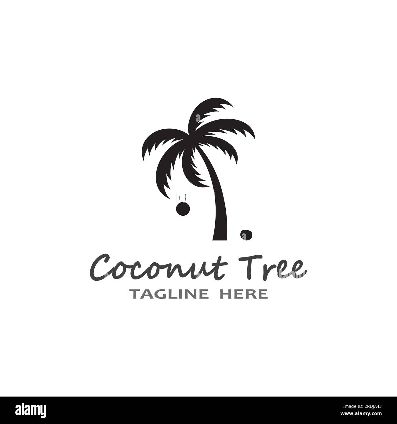 Palm tree summer logo template vector illustration Stock Vector Image ...