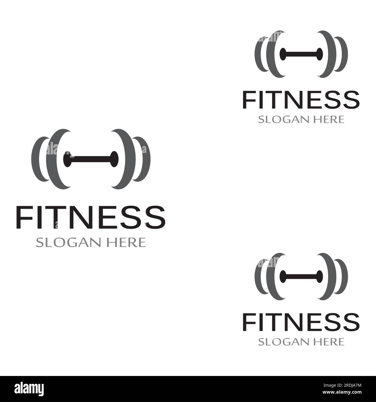 gym fitness silhouette logo and barbell.Design for fitness gym and  barbell,using vector design Stock Vector Image \u0026 Art - Alamy, image size:1300x1390