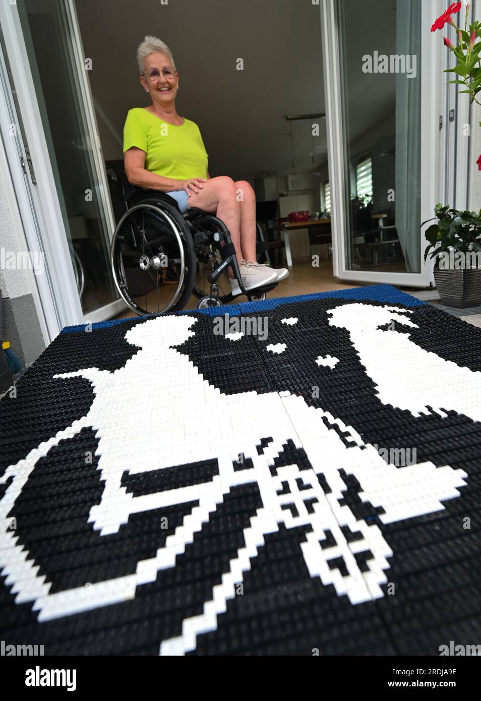 Hanau, Germany. 17th July, 2023. Rita Ebel, known as 