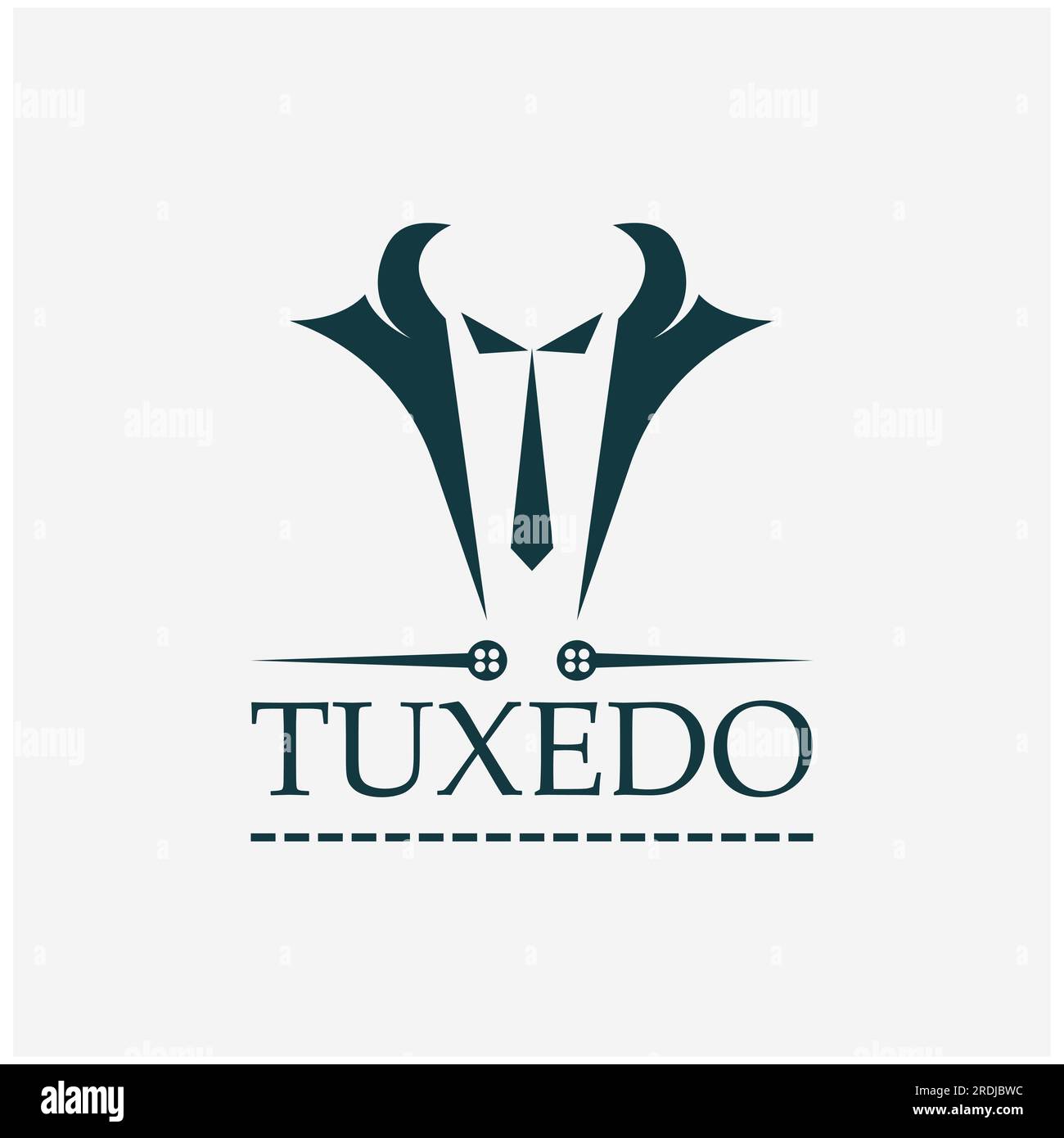 Tuxedo logo icon vector design template Stock Vector Image & Art - Alamy