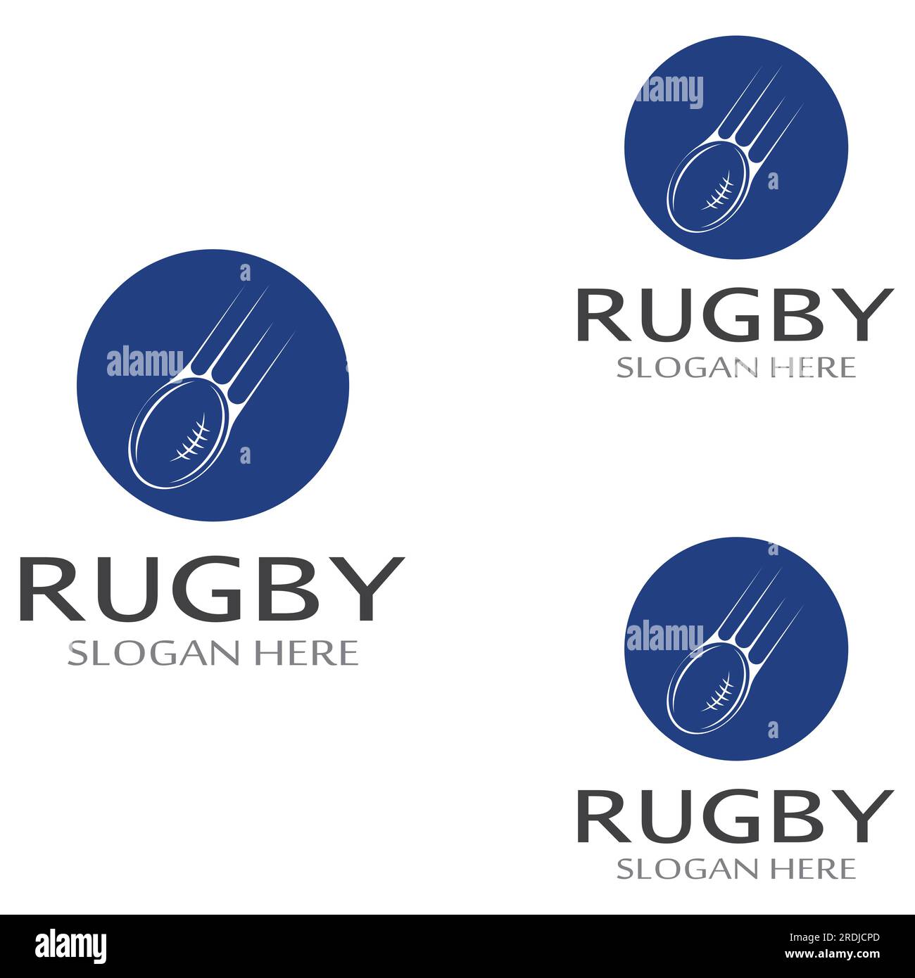 Rugby ball logo. Using vector illustration design concept.Can be used ...