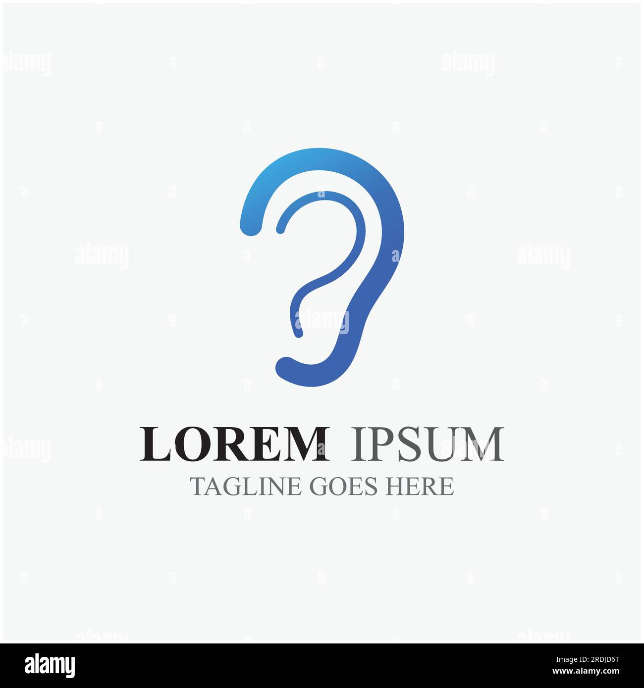 ear logo design Stock Vector Image & Art Alamy