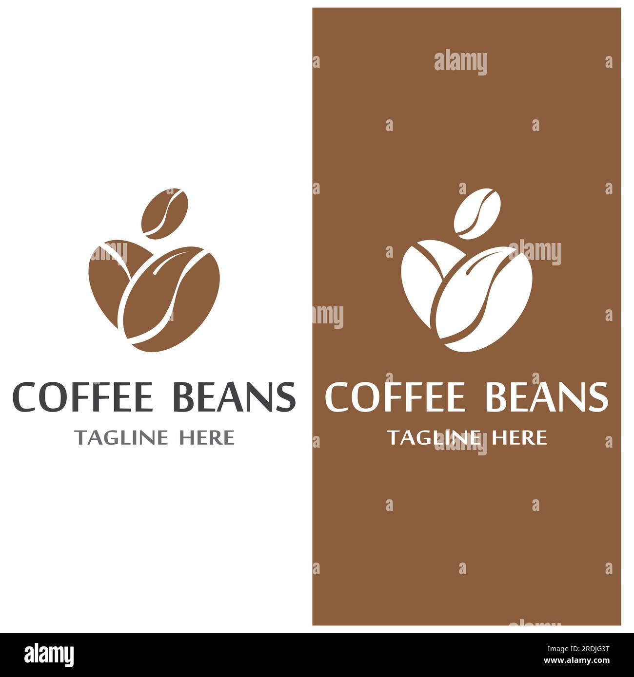 coffee bean icon vector illustration template Stock Vector Image & Art ...