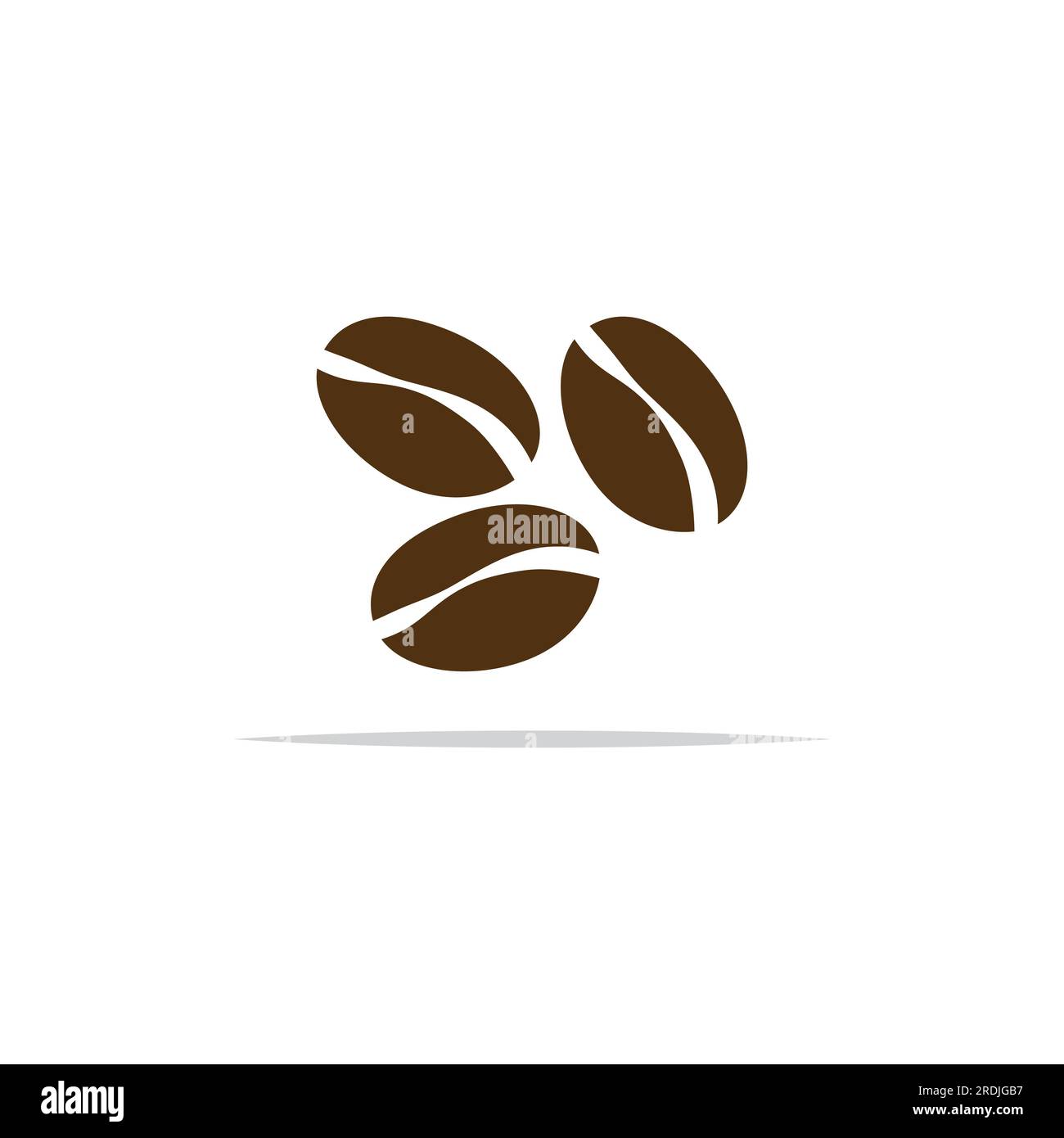 coffee bean icon vector illustration template Stock Vector Image & Art ...