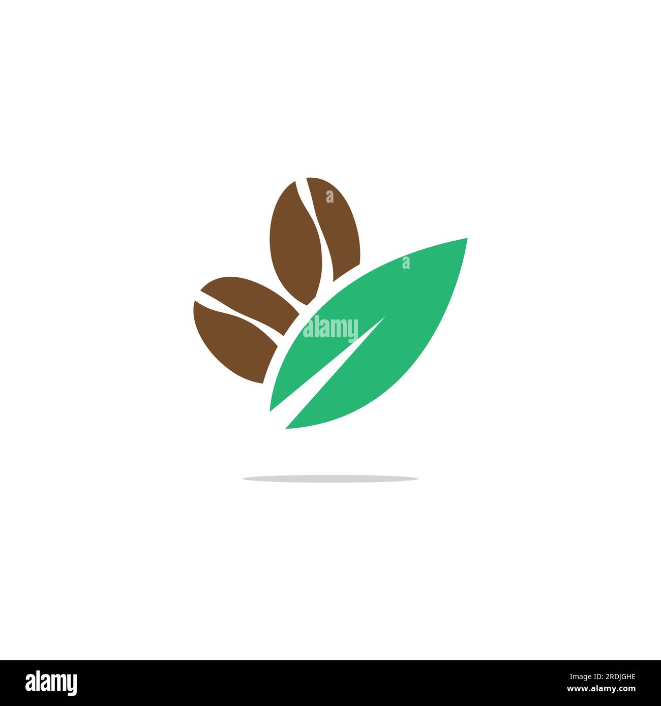 coffee bean icon vector illustration template Stock Vector Image & Art ...