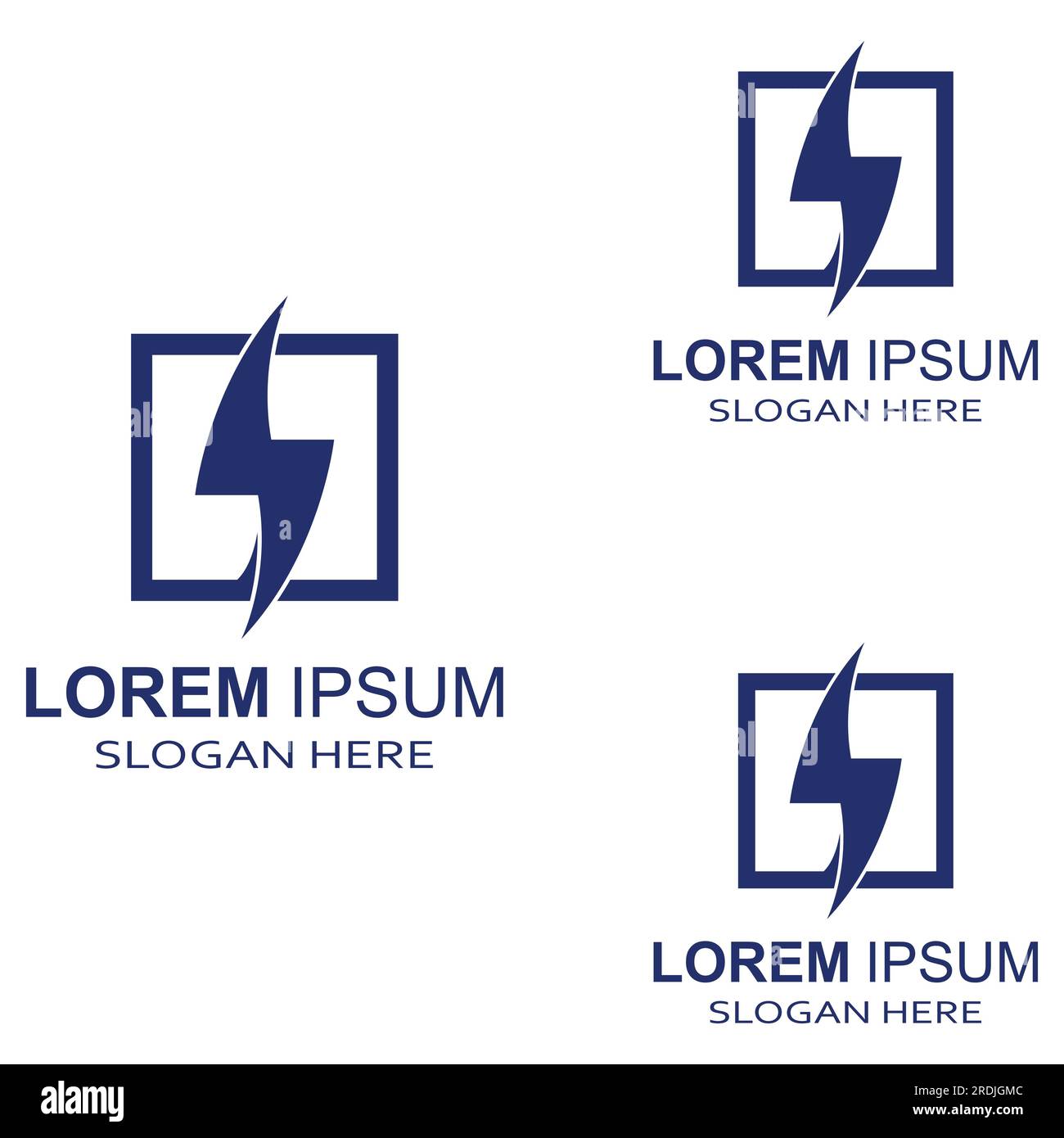 electric lightning logo, using modern vector design concept Stock ...