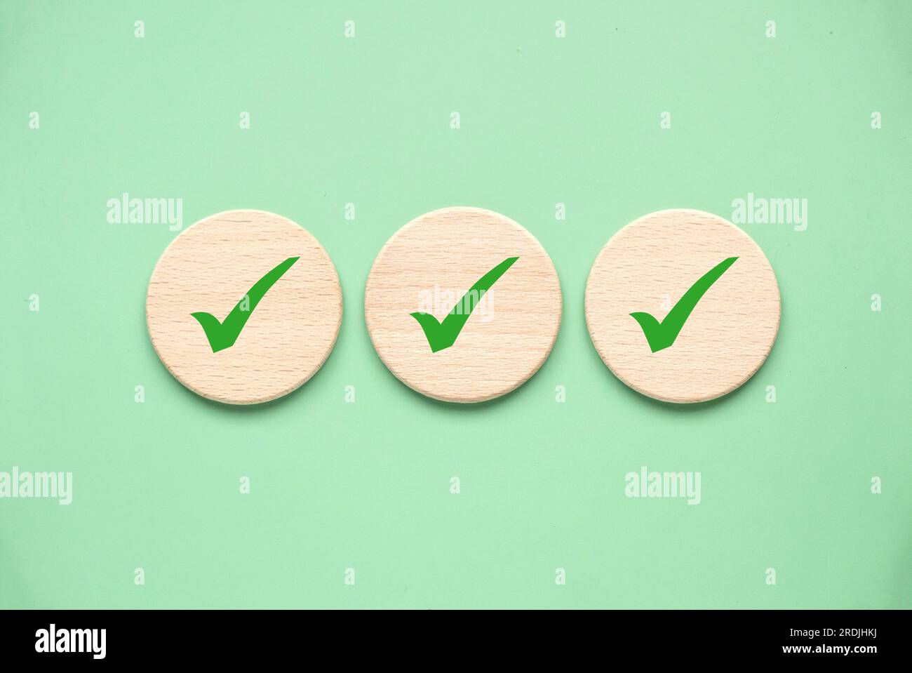 Checklist concept. of objectives or goals. To do list