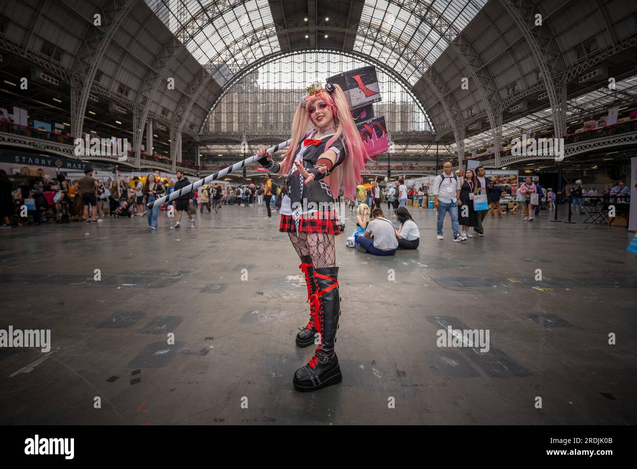 Cosplayers Pose During Japan Day Duesseldorf Editorial Stock Photo - Stock  Image