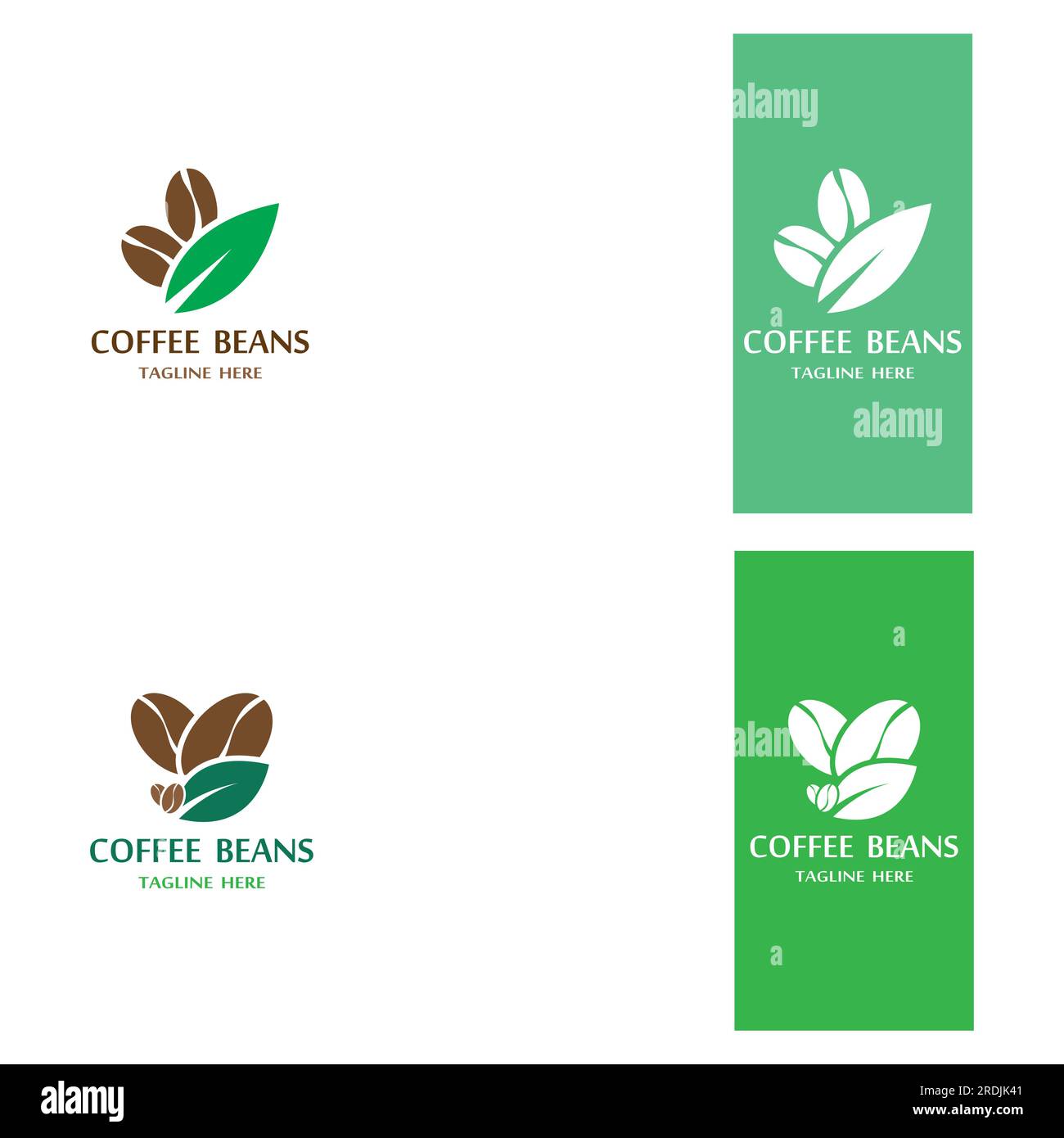 coffee bean icon vector illustration template Stock Vector