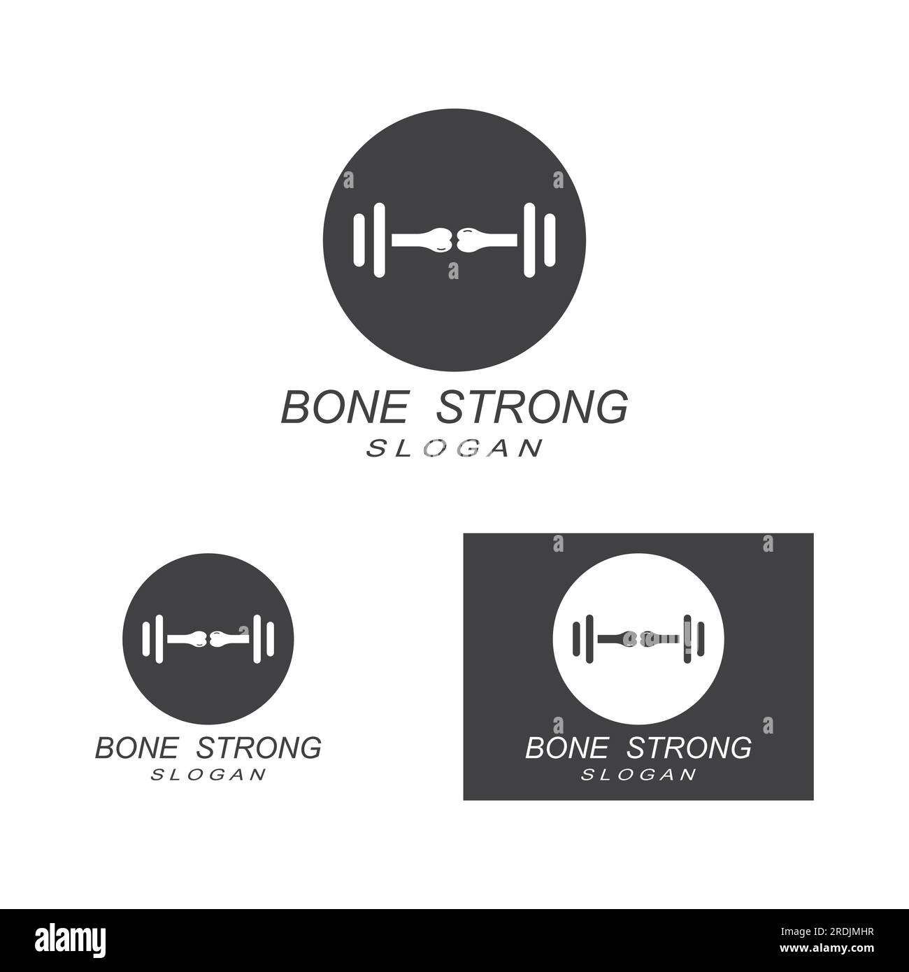 Bone logo icon vector design Stock Vector