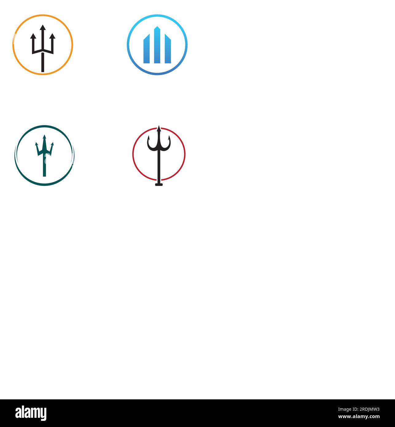 Trident logo using vector design concept Stock Vector Image & Art - Alamy