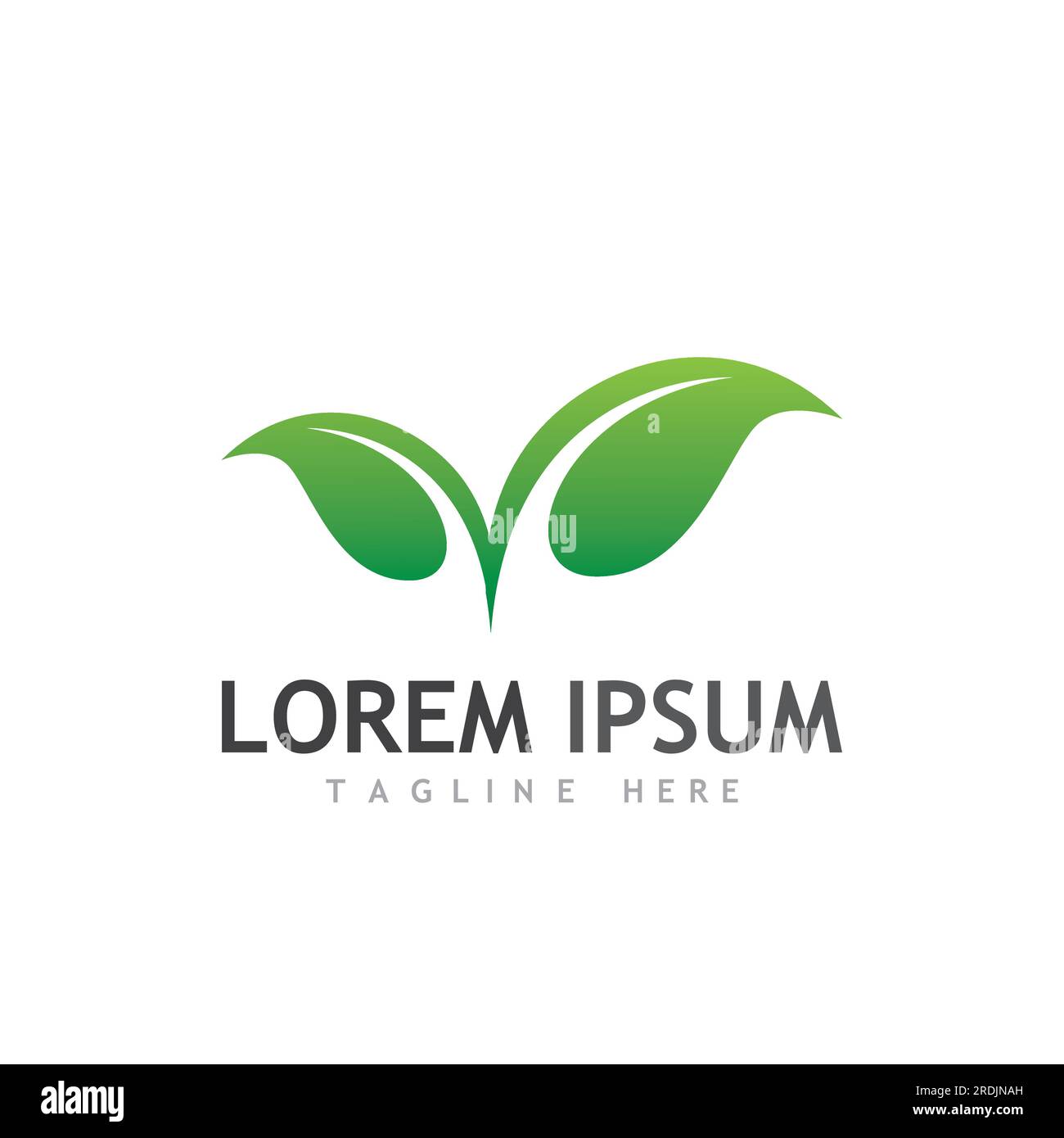 leaf logo and vector images Stock Vector