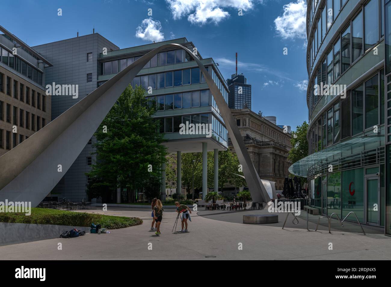 The building complex The Wave, Frankfurt, Westend, Germany Stock Photo