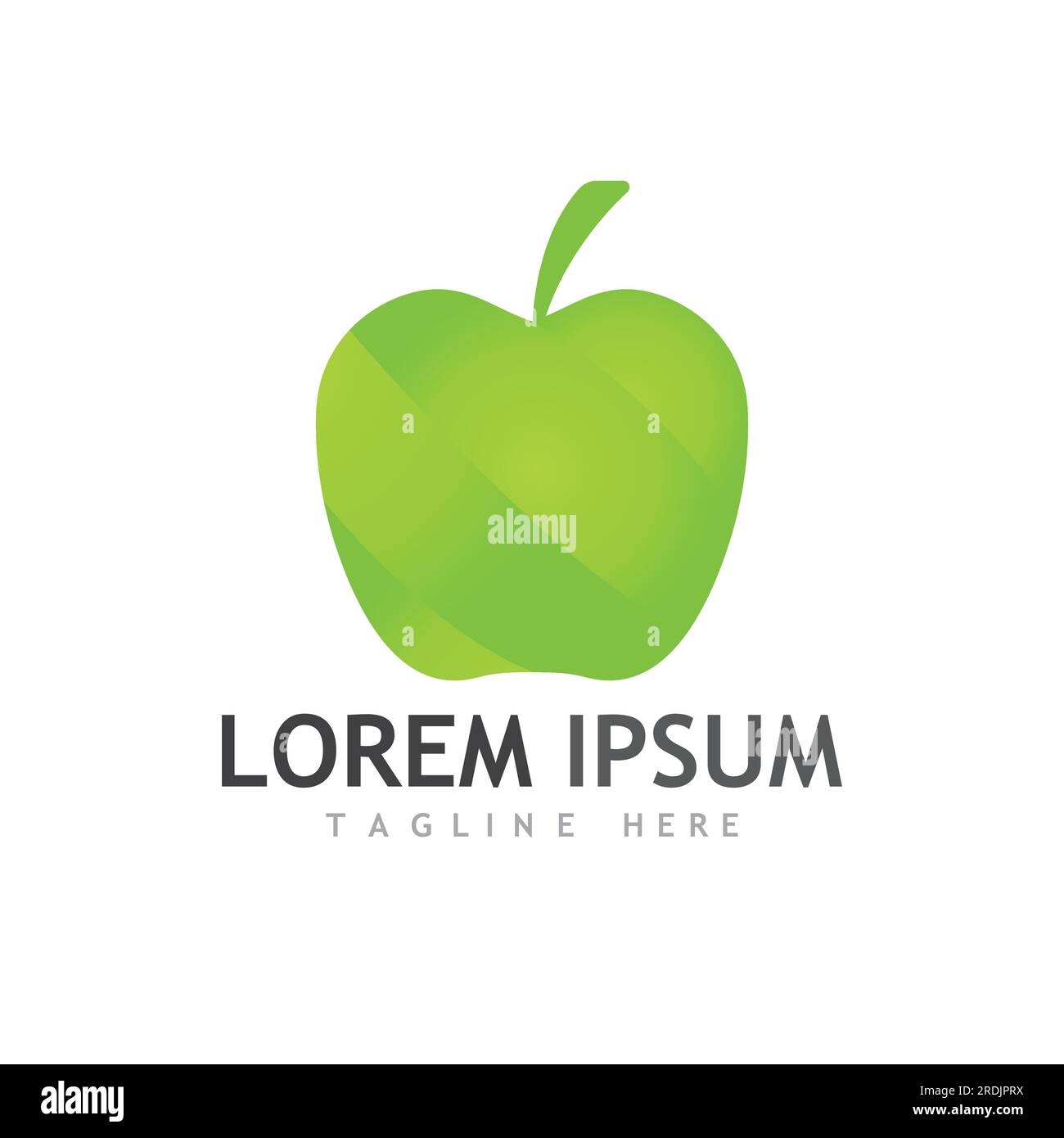 Apple vector illustration design icon logo template Stock Vector