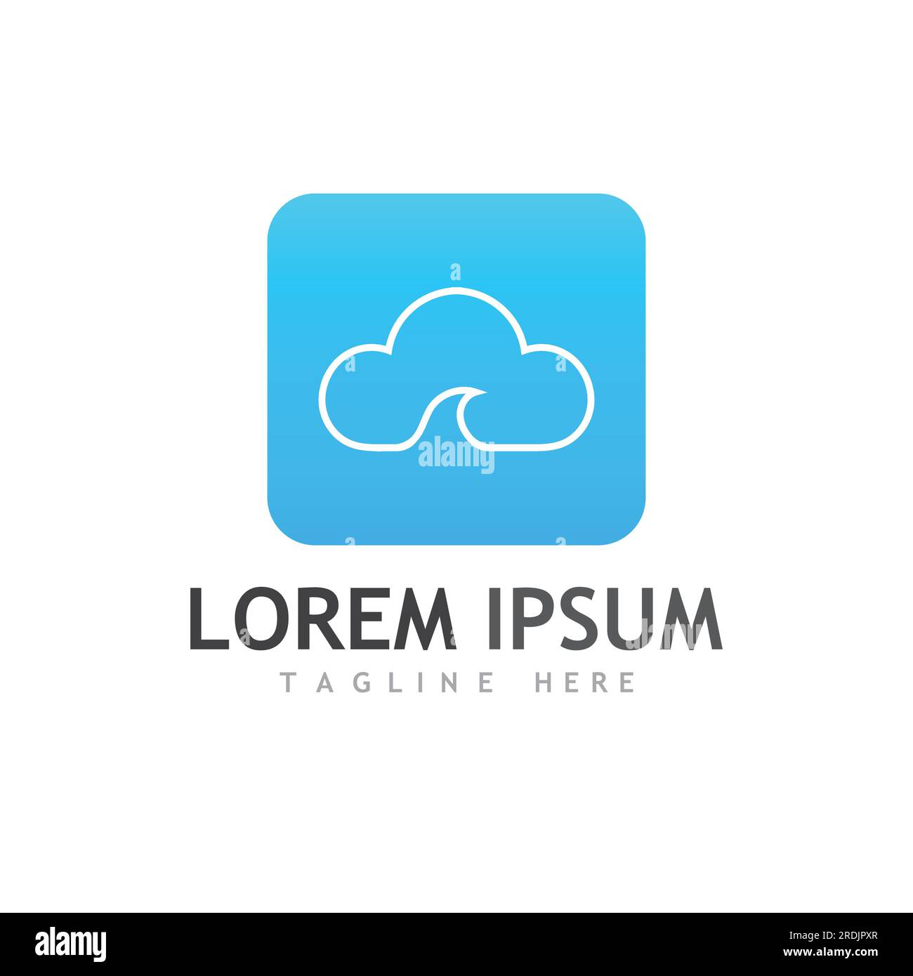 Water wave icon vector illustration design logo Stock Vector
