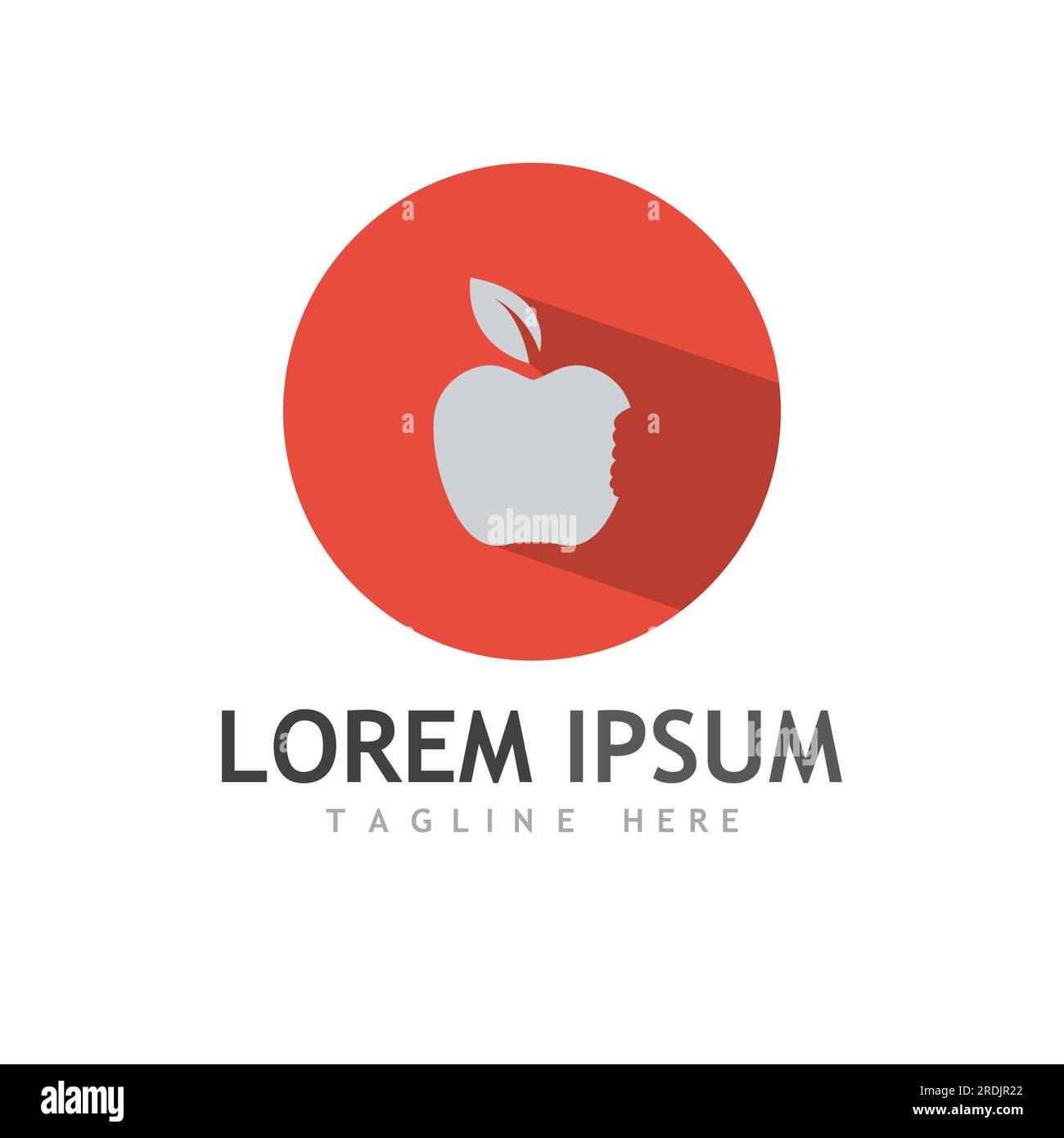 Apple vector illustration design icon logo template Stock Vector