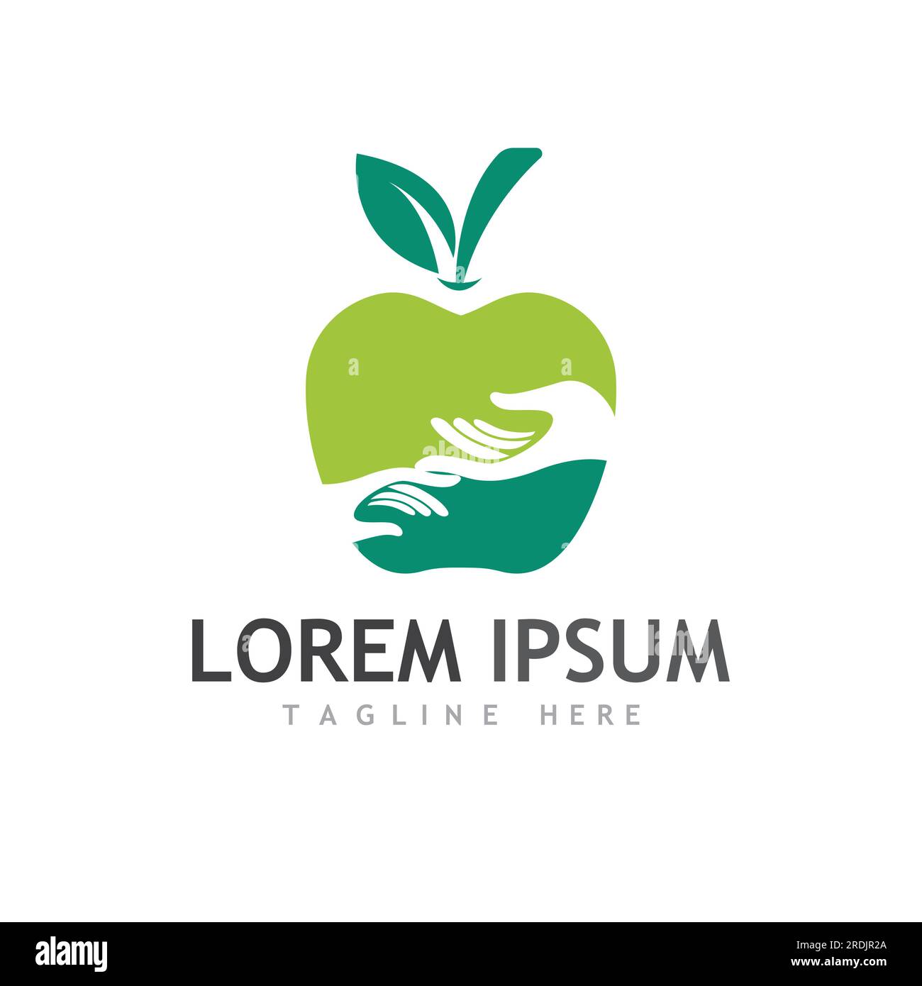 Apple vector illustration design icon logo template Stock Vector