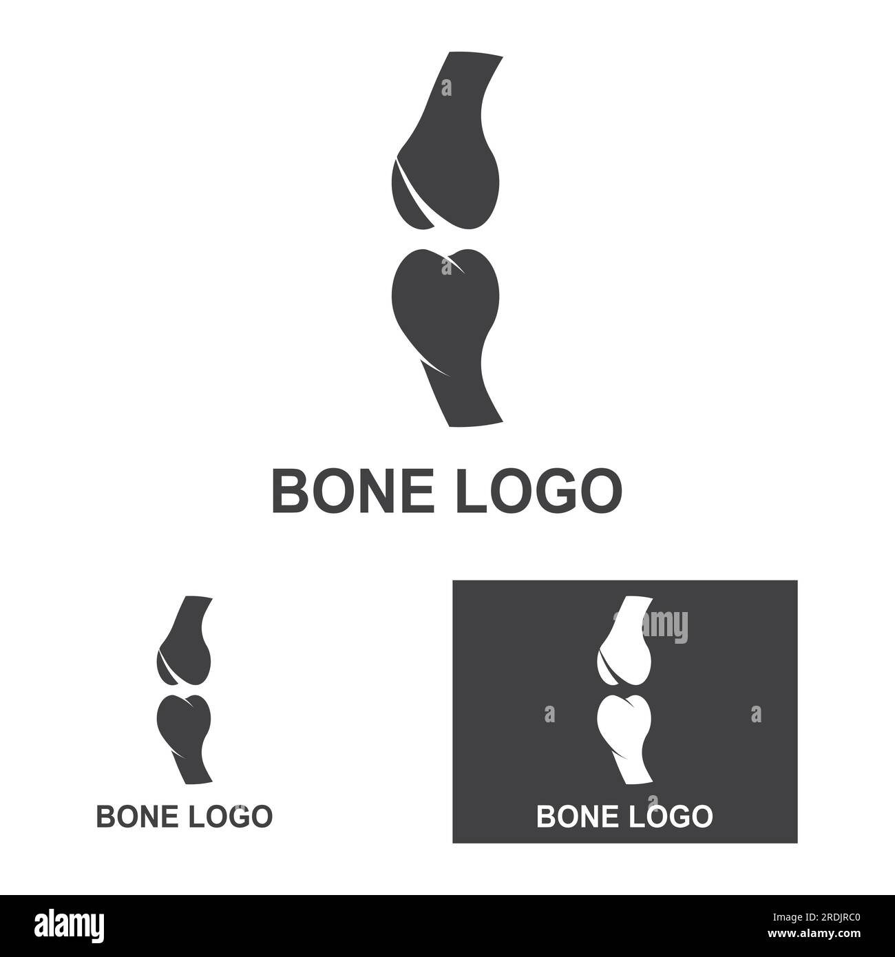 Bone logo icon vector design Stock Vector Image & Art - Alamy