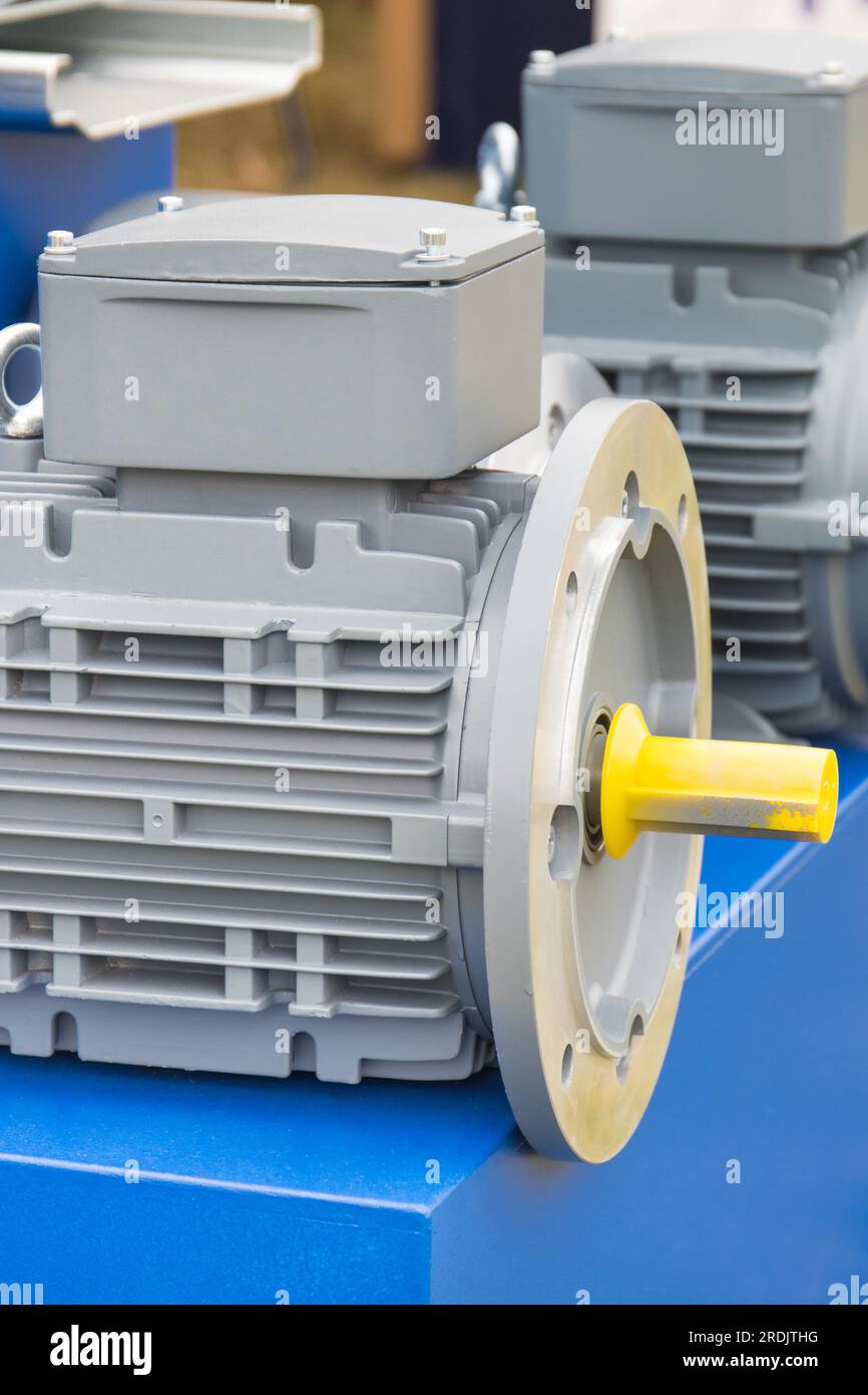 Detail and part of electric engine. Part of electrical machinery