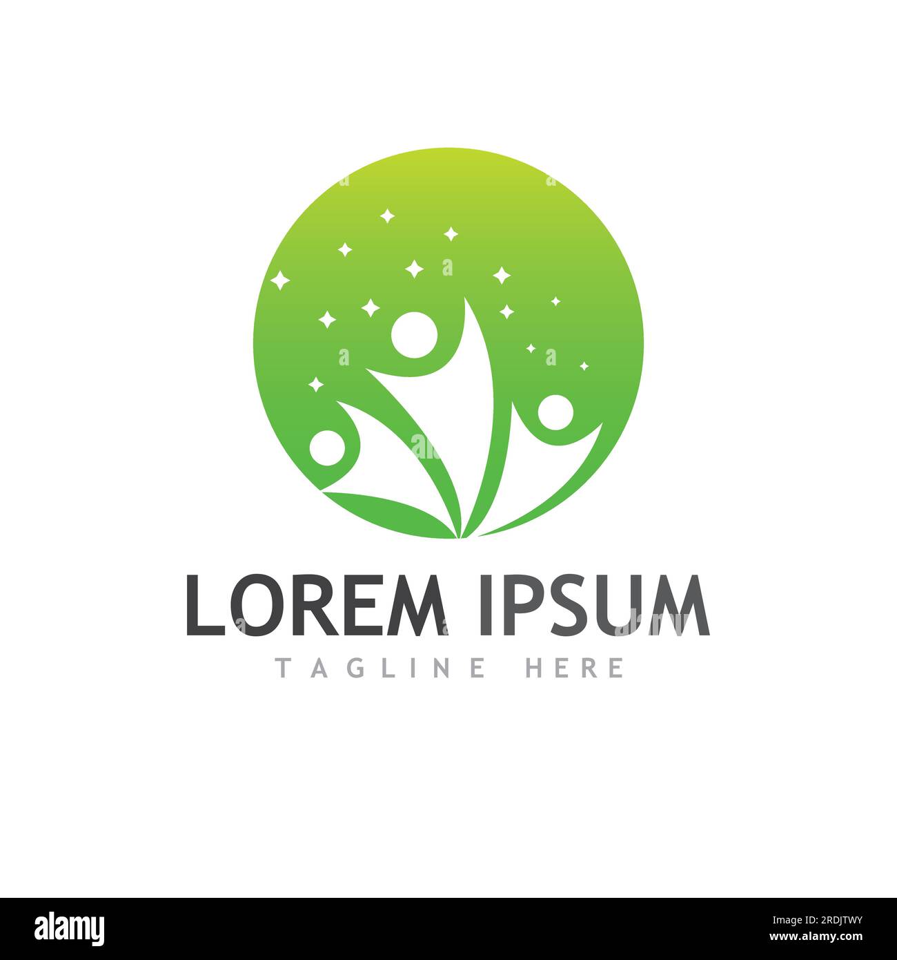 Community, network and social icon design template Stock Vector