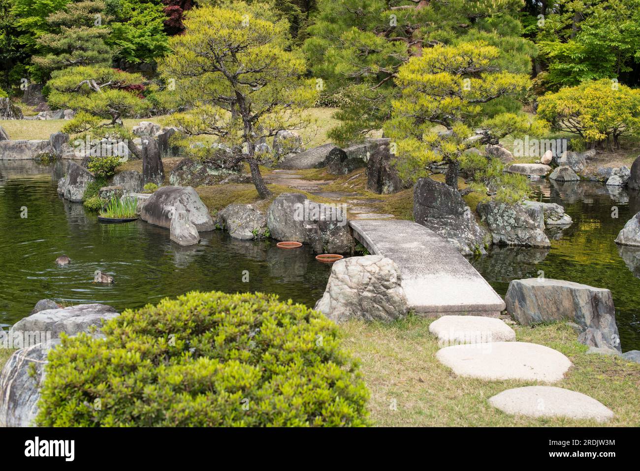 Niko Castle gardens, Kyoto, Japan Stock Photo