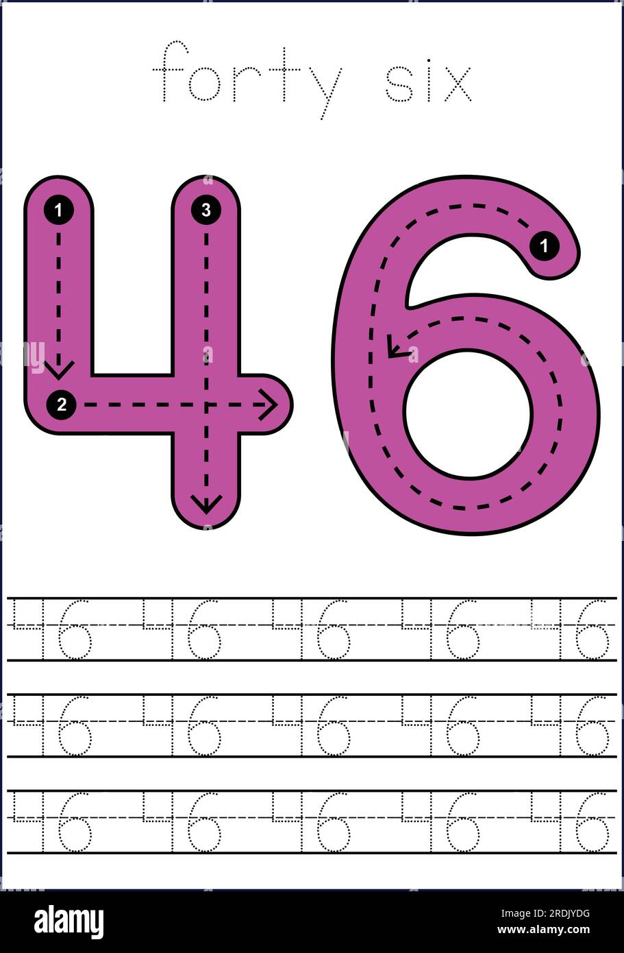 Learning numbers 1 to 100 stock vector image art alamy