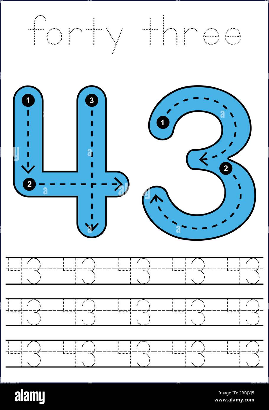 learning-numbers-1-to-100-stock-vector-image-art-alamy