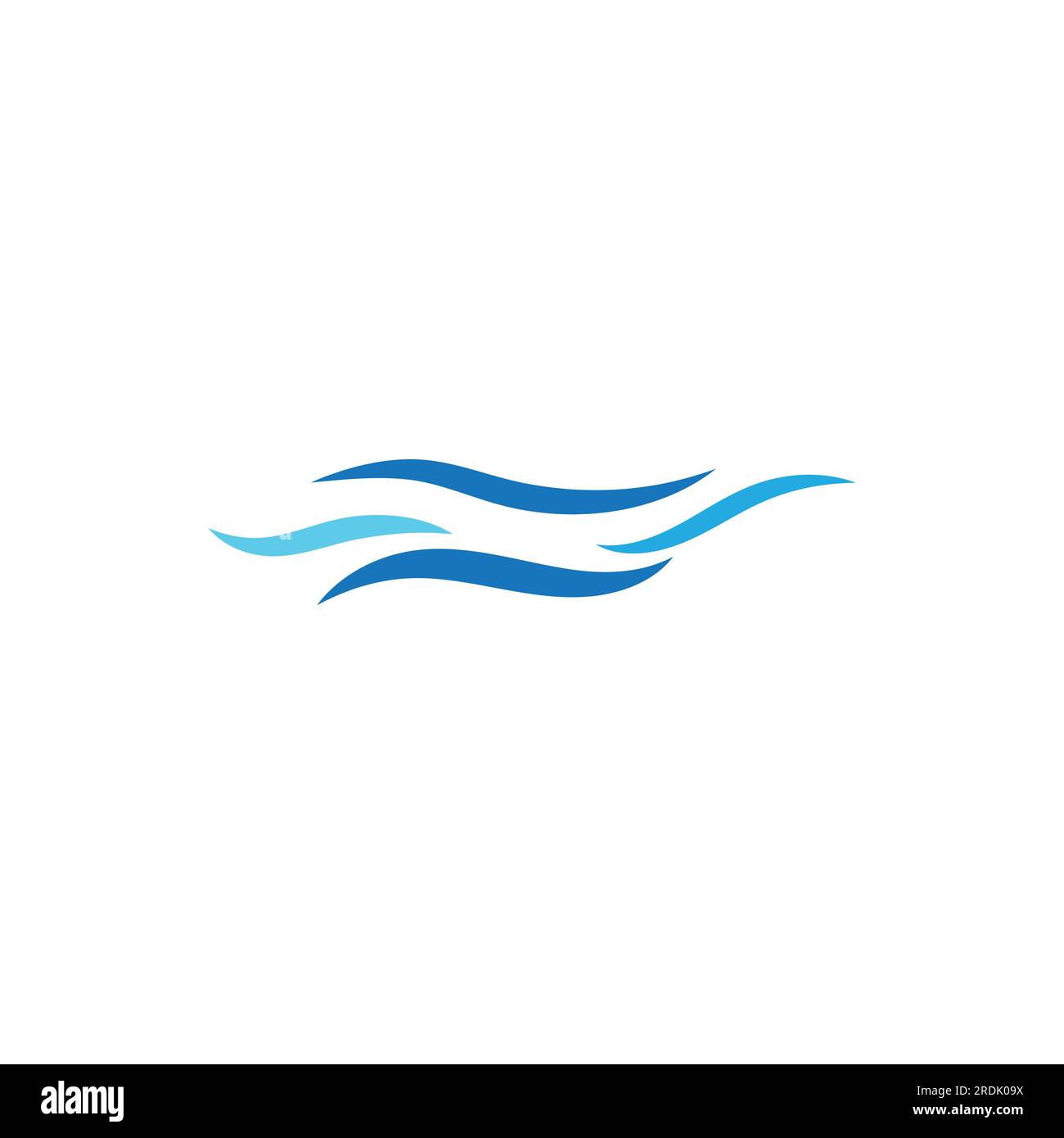 Water wave icon vector illustration design logo Stock Vector