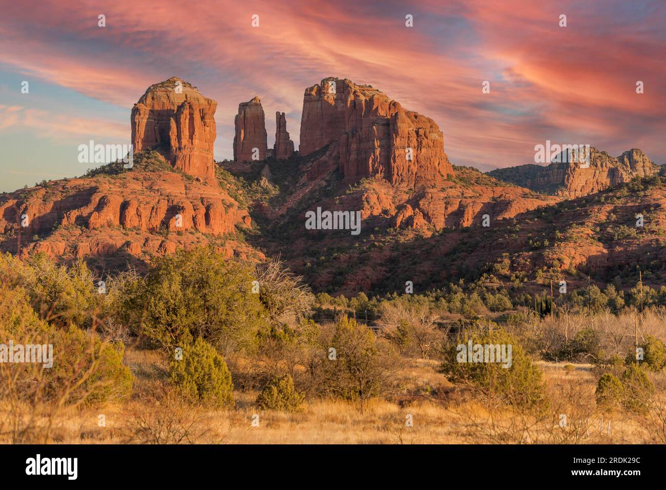 Rock formations in the American Southwest Stock Photo